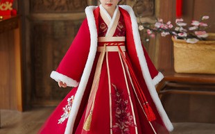 冬季汉服儿童穿搭图片，冬季汉服儿童穿搭图片女